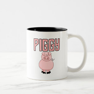 Piggy T - Shirts und Geschenke Zweifarbige Tasse