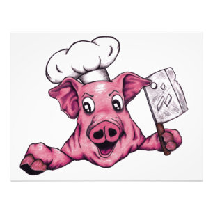 Piggy The Hamicide Maniac Cartoon Schweinefleisch  Fotodruck