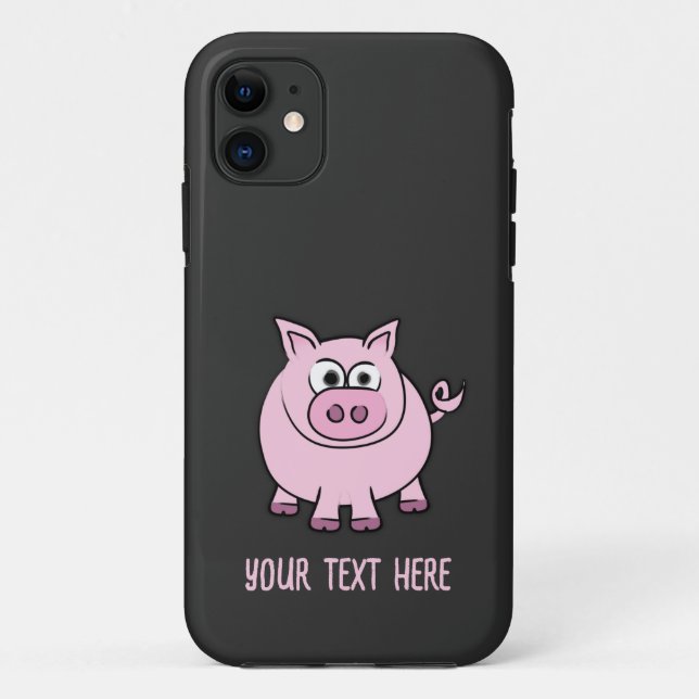 Piggy Throw Case-Mate iPhone Hülle (Rückseite)