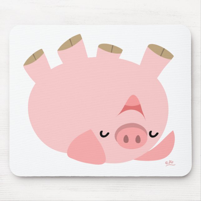 Piggys, Spaß mousepad habend (Vorne)