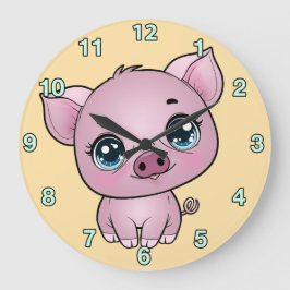 Piglet Wall Clock Große Wanduhr