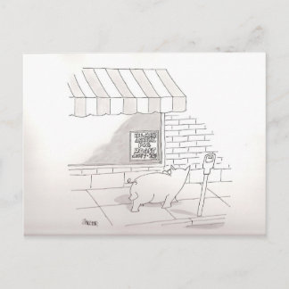 PigRoast Einladungspostkarte