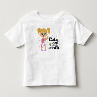 Pigtails Girl Pink Niedlich Smart Dramatisch Sassy Kleinkind T-shirt