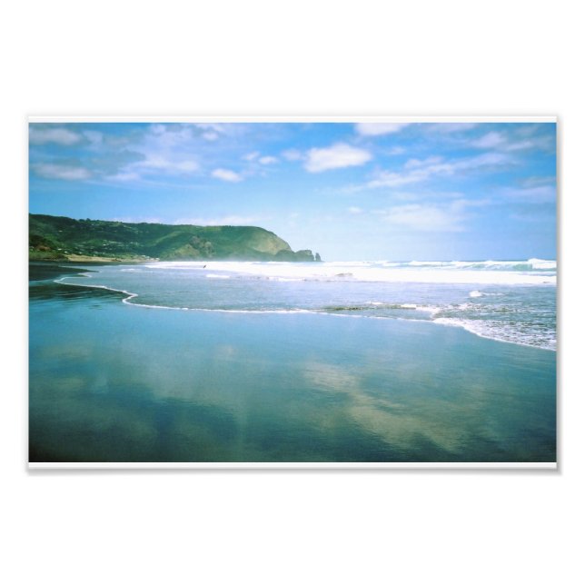 Piha Beach NZ Fotodruck (Vorne)
