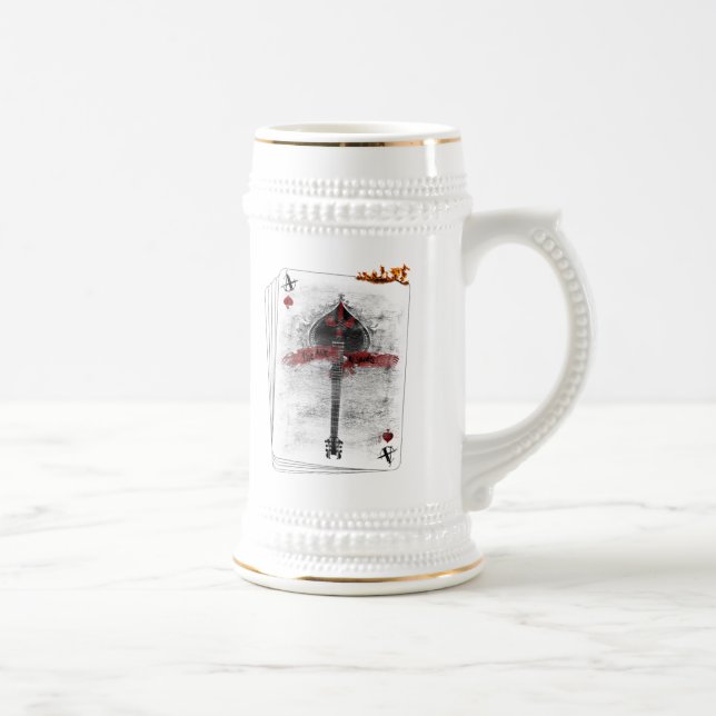 Pik-Ass Bierglas (Rechts)