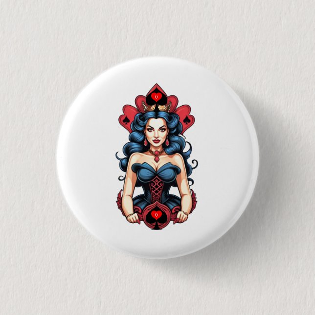 Pik-Dame Thunder_Cove Button (Vorderseite)