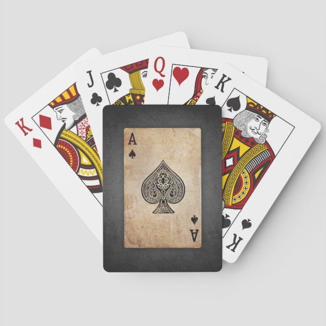 Pik-Kissen Spielkarten (Rückseite)