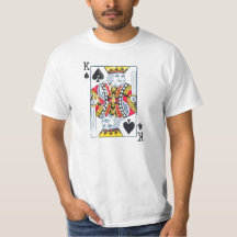 Pik-König im abgenutzten/vintage Stil