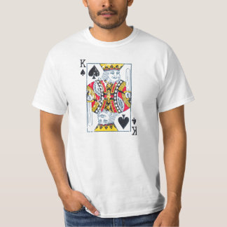 Pik-König im abgenutzten/vintage Stil T-Shirt