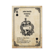 Pik-König - Visitenkarte