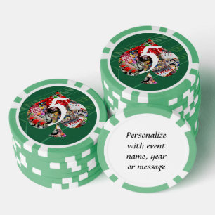 Pik - Las Vegas Spielkartensymbol Pokerchips