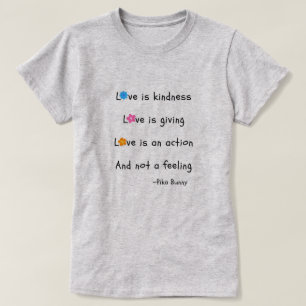 Pika Häschen-Liebe und Güte-T - Shirt
