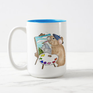 Pika Paints Plein Air Tasse