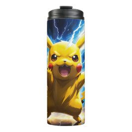 Pikachu-Thermische Tasse Pokémon gemalt