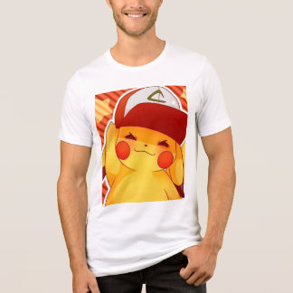 Pikachu-Trainerkappe (Pokemon) Tri-Blend Shirt
