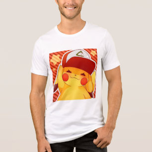 Pikachu-Trainerkappe Tri-Blend Shirt