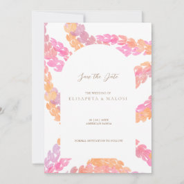 Pikake Wedding Save the Date Einladung