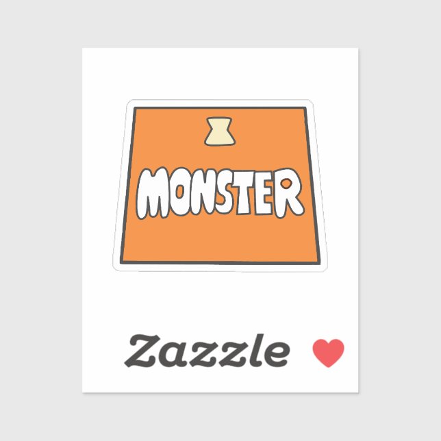 Pikamee-Kostüm, Monster Aufkleber (Blatt)