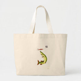 Pike Fishing Jumbo Stoffbeutel