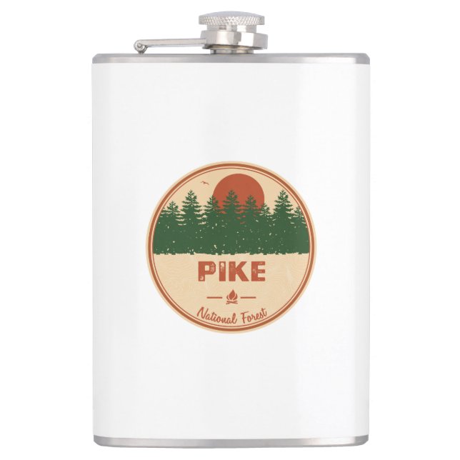 Pike National Forest Flachmann (Vorderseite)