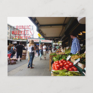Pike Place Market 1 Postkarte