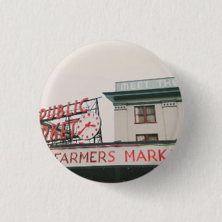 Pike Place Market Compact Mirror Button