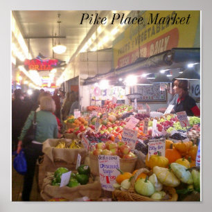 Pike Place Market Poster