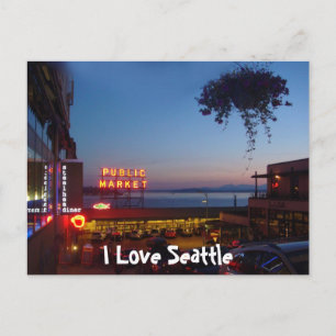 Pike Place Market Postkarte