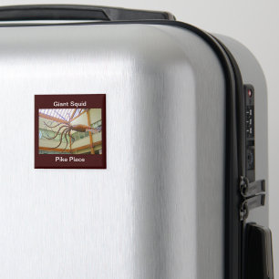 Pike Place Public Market Gigant Tintenfisch Seattl Magnet