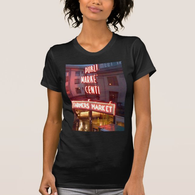 Pike-Platz-Markt T-Shirt (Vorderseite)