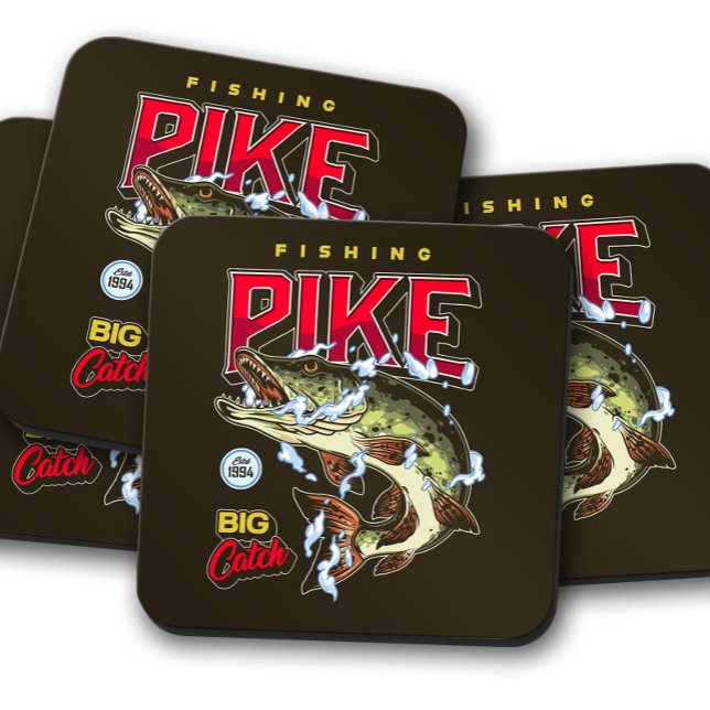 Pike Strike Untersetzer | Untersetzer-Set (Von Creator hochgeladen)