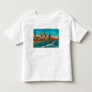 Pike vorder und Baden-Strand, Long Beach Kleinkind T-shirt