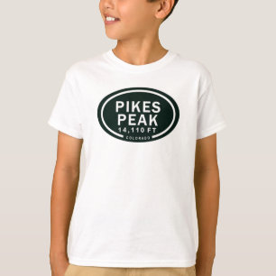 Pikes Peak 14.110 FT CO Berg T - Shirt