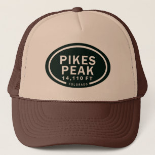 Pikes Peak 14.110 FT CO Mountain Hat Truckerkappe