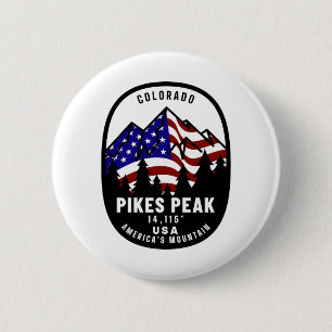 Pikes Peak Americas Mountain Button