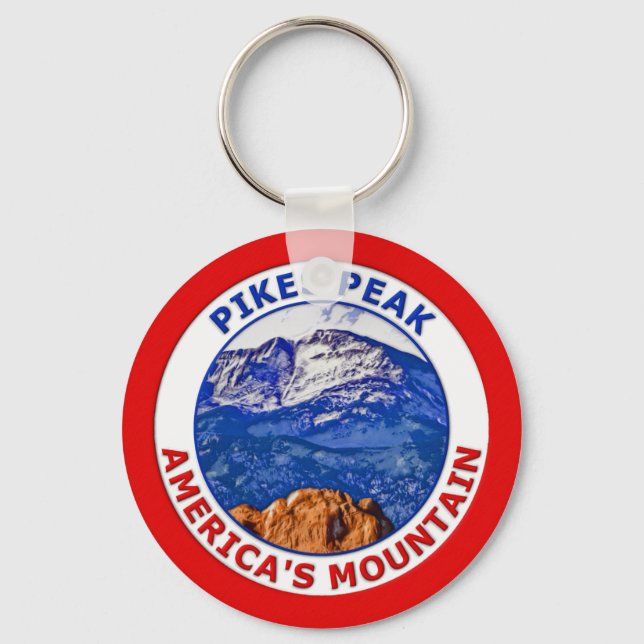 Pikes Peak America's Mountain Schlüsselanhänger (Vorderseite)
