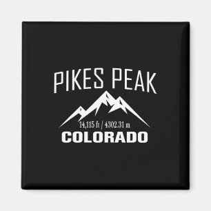 Pikes Peak Colorado Bergsteiger-Gipfeltreffen Outd Magnet