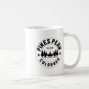 Pikes Peak Colorado Co. Uni-Erwachsene Graue Baumw Kaffeetasse