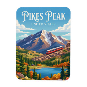 Pikes Peak Colorado Magnet