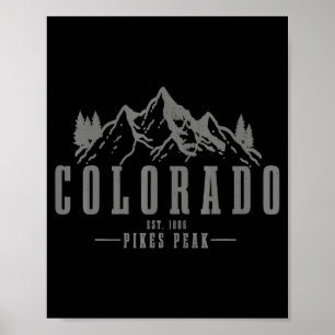 Pikes Peak Colorado Ost T-Shirt  Poster