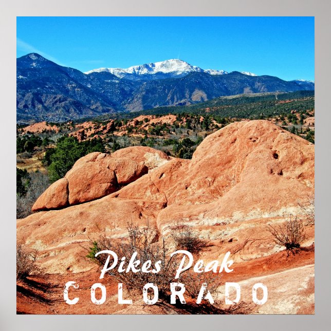 Pikes Peak, Colorado Poster (Vorne)