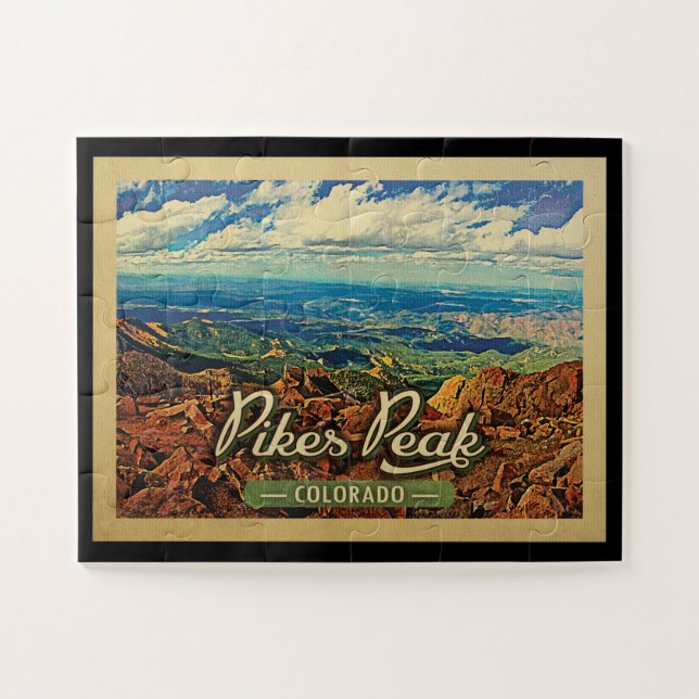 Pikes Peak Colorado Puzzle (Horizontal)