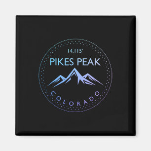 Pikes Peak Colorado Rocky Mountains Kletter-Souven Magnet