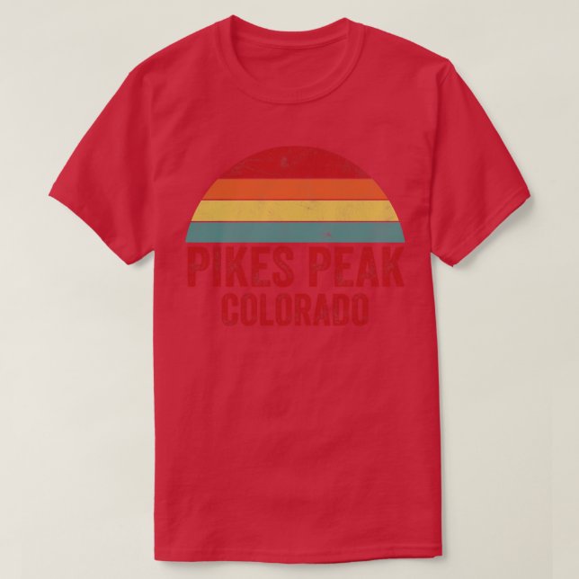 Pikes Peak Colorado T-Shirt (Design vorne)