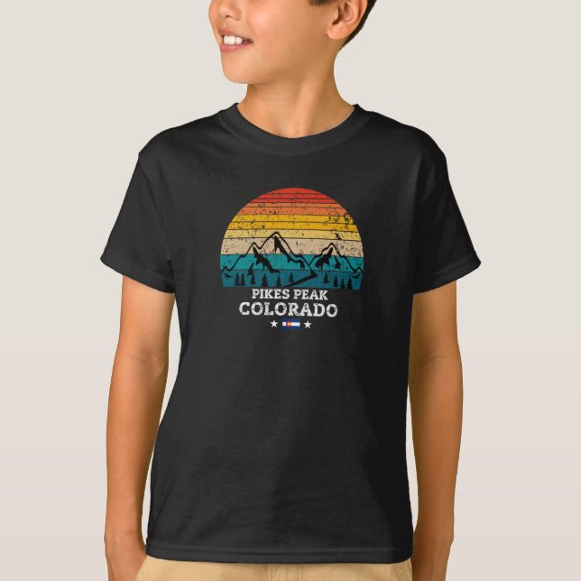 Pikes Peak Colorado T-Shirt (Vorderseite)