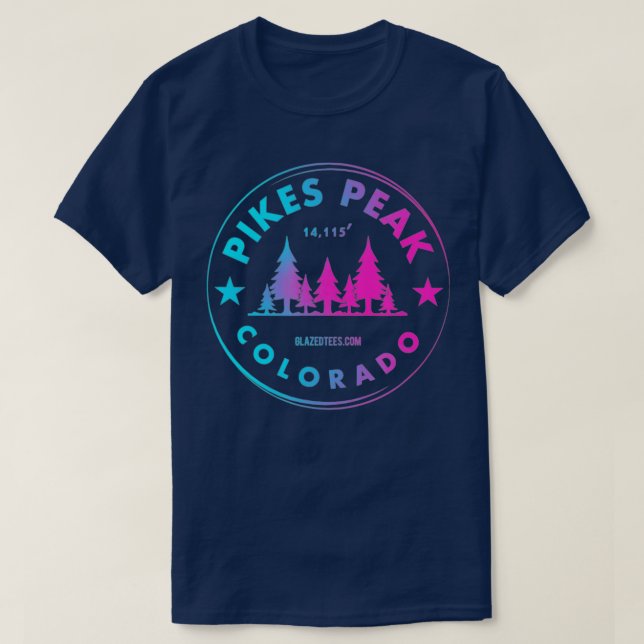 Pikes Peak Colorado T-Shirt (Design vorne)