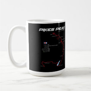 Pikes Peak Colorado USA Route 01 Kaffeetasse