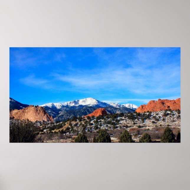 Pikes Peak, Garden Gods Poster (Vorne)