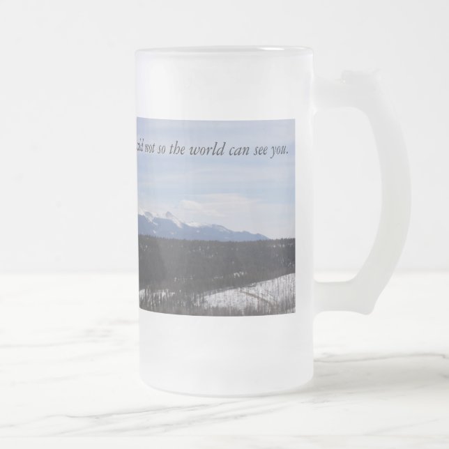 Pike's Peak Mattierte Tasse (Rechts)
