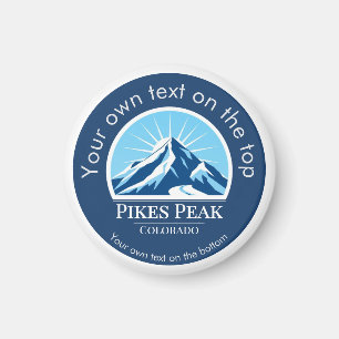 Pikes Peak Mountain Colorado Souvenir Magnet